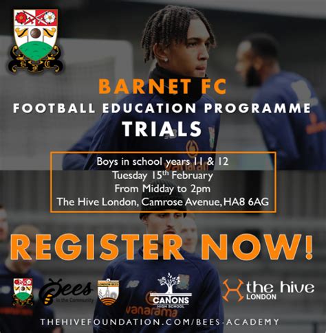 Trials – Barnet Football Club