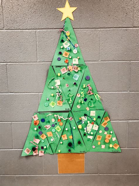 Triangle Christmas Tree Craft & Fun Ways To Use Them