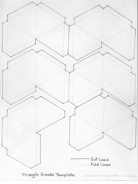 Triangle Geode Template