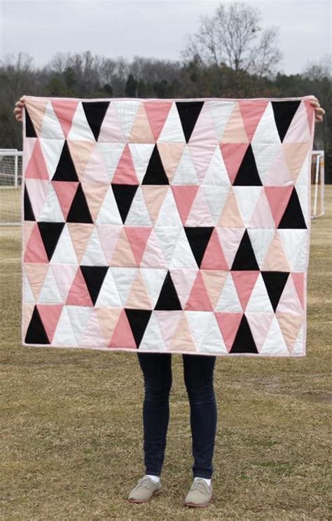 Triangle Quilt Template Update Craftsy Triangle quilt tutorials