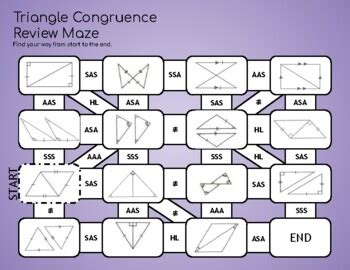 Word Problems on Congruent Triangles Worksheet For each of these gi