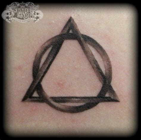 Triangle tattoos, Circle tattoos, Tattoos