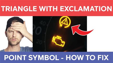 Triangle with exclamation point meaning.  I haven't been able to pull codes ...
