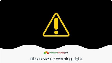 Triangle with exclamation point nissan.  Power Master Warning Light Your...