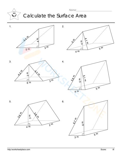 Triangular Prisms 8 Worksheet Zone