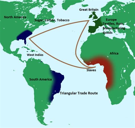 Triangular Trade Route Map Living Room Design 2020