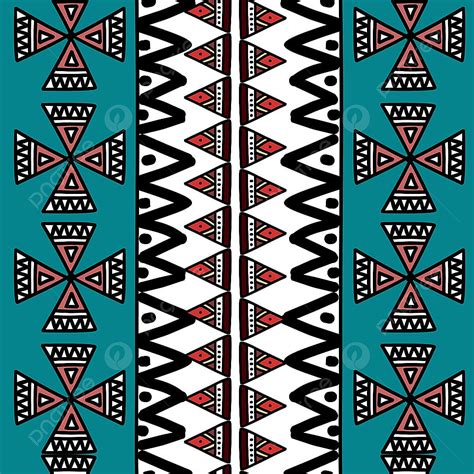 Tribal Seamless Pattern Vector Design Images, Tribal Seamless Pattern