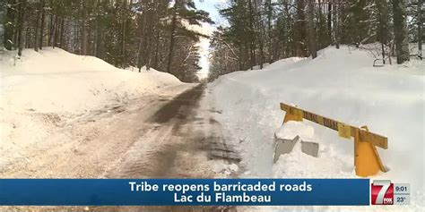 Tribe to reopen Lac du Flambeau roads in temporary deal