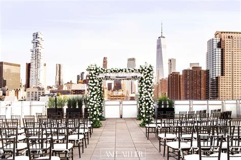 Tribeca rooftop. Tribeca Rooftop is a 15,000sqf venue perfect for creating a highly personalized atmosphere for a multitude of events. The 25ft ceilings, large windowed walls, and rooftop access offers a magnificent view of Manhattan as well as the Hudson River. 