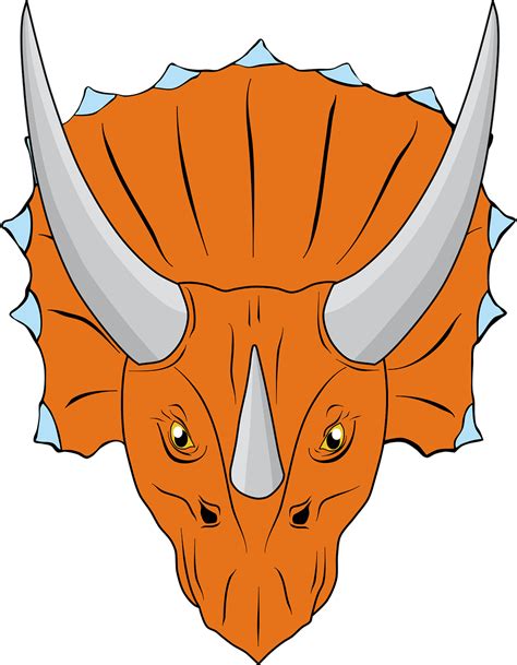 Triceratops Head Drawing