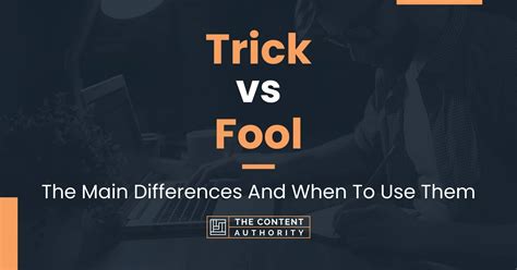 Trick vs Fool - What