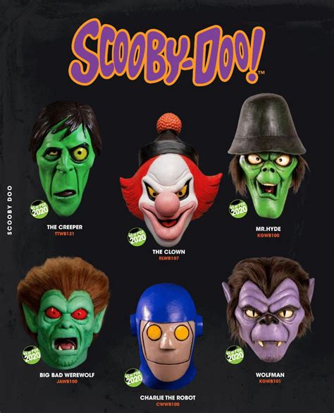 Trickortreatstudios. Ghost BC Original Nameless Ghouls Vacuform Mask. $12.99. Halloween III: Season of the Witch - Witch Face Mask. $14.99. Curse of Chucky - Scarred Chucky Vacuform Mask. $39.99. Scooby Doo – The Creeper Vacuform Mask. $19.99. 