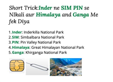 Tricks to Remember National Parks in India - EpaperPDF