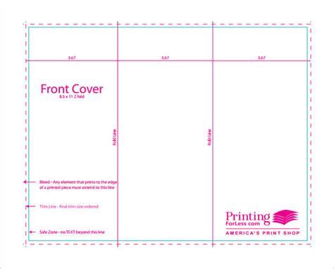 Trifold Indesign Template