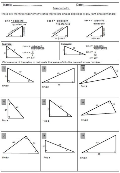 Trig problems kuta - Math Workbook