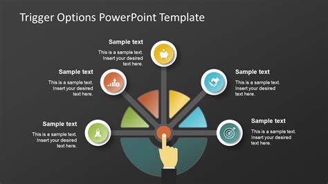 Trigger Options PowerPoint Template SlideModel