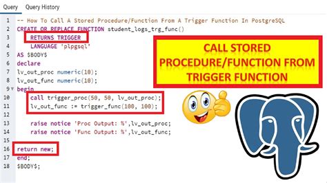 Trigger và procedure, function trong Postgresql - Viblo