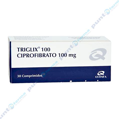 Triglix ® Ciprofibrato 100 mg - Caja de 30 comprimidos