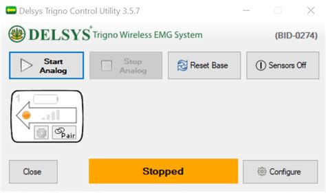 Trigno control utility.  It provides a convenient By using EMG technologies, gain insigh...