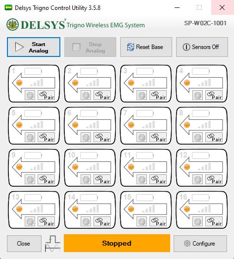 Trigno control utility. .  ...