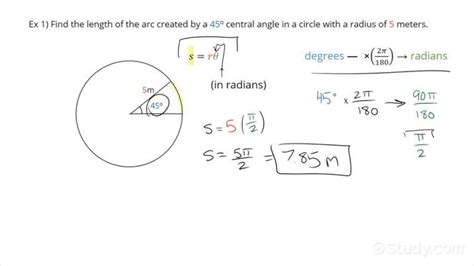 Trigonometry Arc Length Calculator