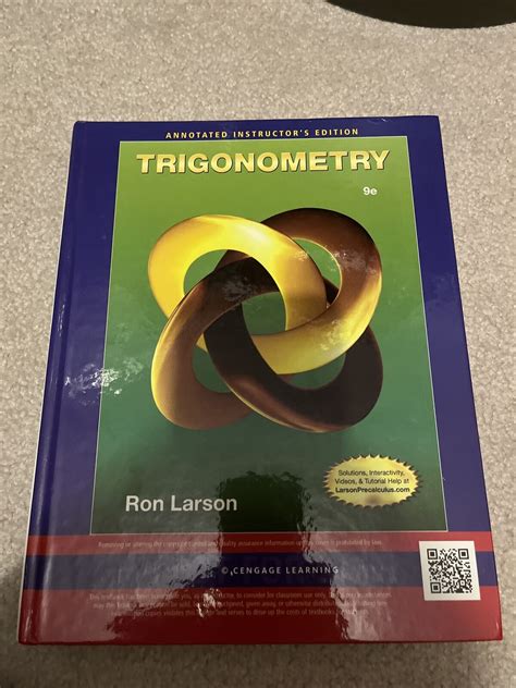 Download Trigonometry By Ron Larson