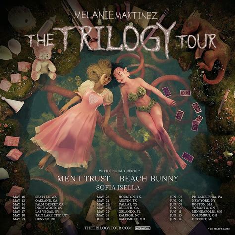 Trilogy tours. While on tour, Martinez will perform two shows at Madison Square Garden in New York City on June 5-6. “The Trilogy Tour” will showcase her evolution through music, including her alter ego ... 