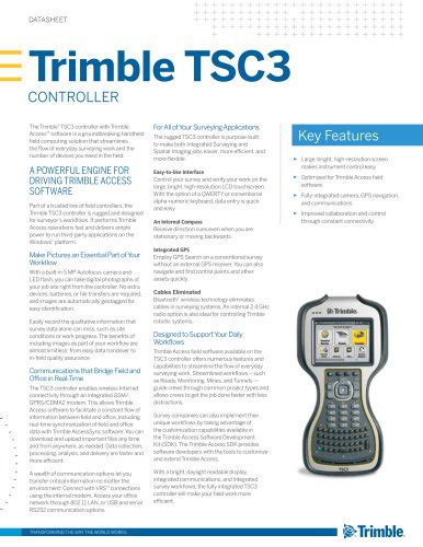 Trimble access manual for the tsc3. - Serif pageplus x6 guía del usuario descarga.