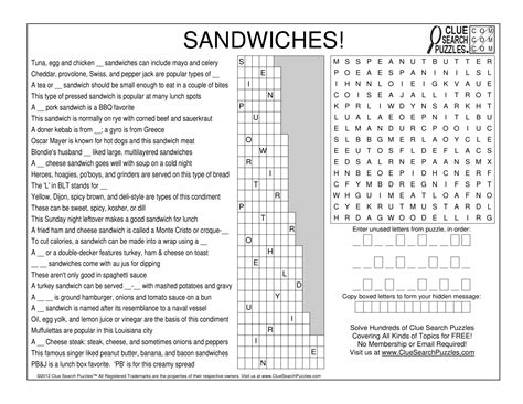 Trini sandwich crossword. loafer. stuck (to) burst of light. "nypd ___". from oslo. torments. knowledge of a fact. All solutions for "Submarine sandwich" 17 letters crossword clue & answer - We have 3 answers & 7 synonyms from 4 to 9 letters. Solve your "Submarine sandwich" crossword puzzle fast & easy with the-crossword-solver.com. 