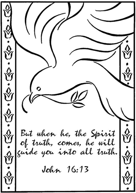 Trinity Coloring Coloring Page Sermons4Kids