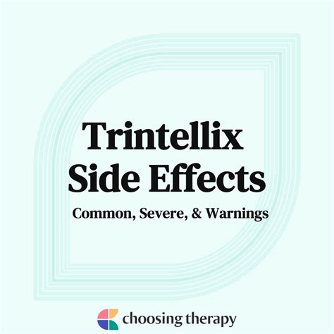 Trintellix side effects What they are and how to manage them