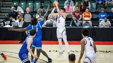 Trio leads Virginia Tech over Boise State 82-75 at ESPN Events Invitational