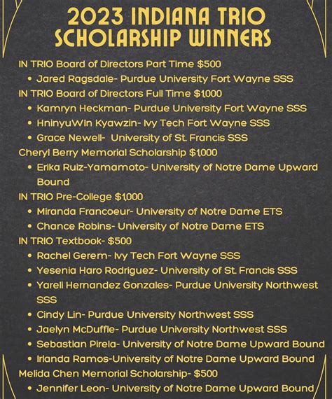 Trio scholarships. Things To Know About Trio scholarships. 
