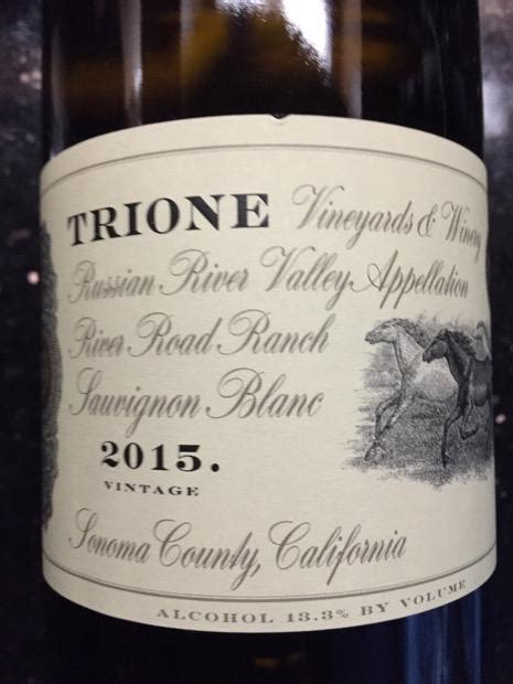 Trione River Road Ranch Sauvignon Blanc - Wine-Searcher