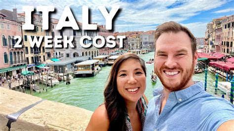 Trip to italy cost for 2. It was a very memorable trip. You can find the full itinerary, and customize it, here. Below is a summary of the trip. The total cost was $2,579 for the two of us. That breakdown was approximately: Flights: $815 Food: $650 (1-2 meals/day were grocery-based) Transit: $190 (trains, rental car, metro) Housing: $696 (Airbnbs) 