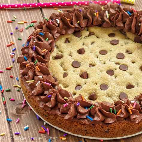 Triple Chocolate Chip Cookie Cake The Best Cookie …