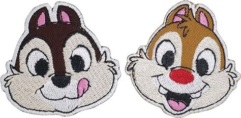 Triple Siblings 2 PCS Chip & Dale Iron on Patches Embroidered …