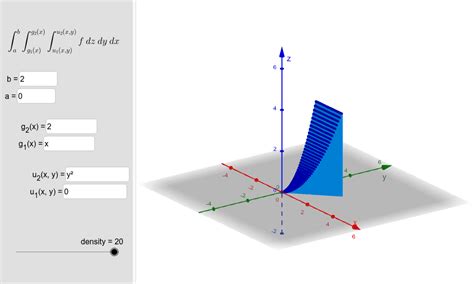 Triple Integral Calculator. Evaluate the triple integral of f(x,y,z) = ... Build your own widget » Browse widget gallery » Learn more » Report a problem » Powered ... . 