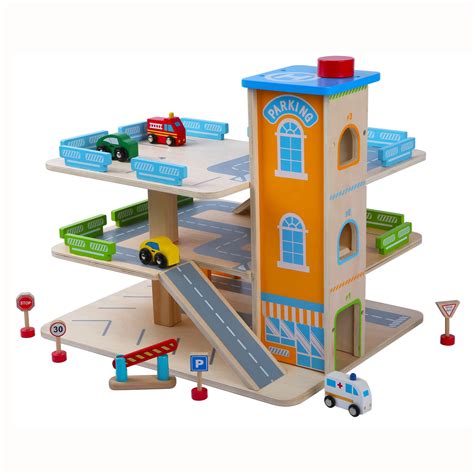 Triple storey toy car garage - YouTube