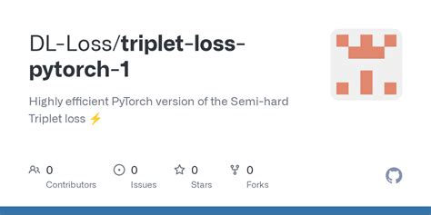 Triplet semi hard loss. contrib.  Online Triplet Loss in PyTorch A PyTorch Implementatio...