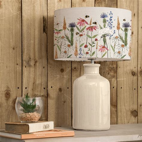 Tripod Table Lamp with Hermione Shade D40cm