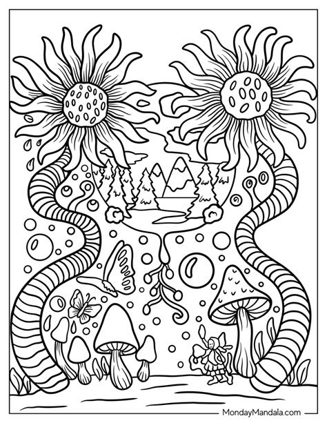 Trippy Coloring Book