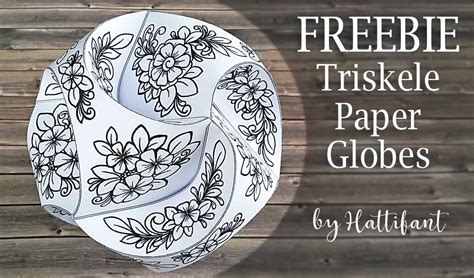 Triskele Paper Globes Template