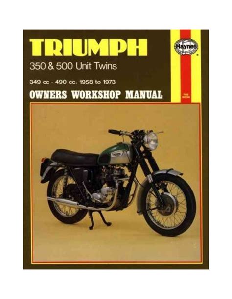 Triumph 350 500 1970 repair service manual. - Scénario du film de court métrage..