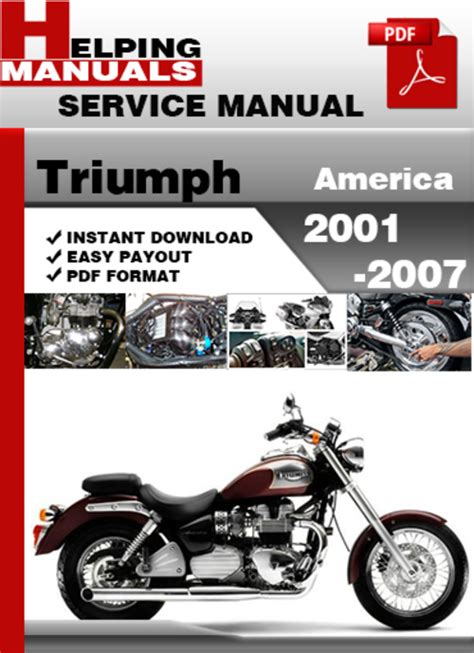 Triumph america 2001 2007 factory service repair manual. - Troy bilt pressure washer repair manual.