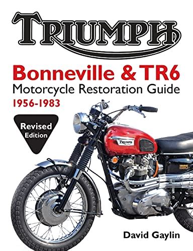 Triumph bonneville and tr6 motorcycle restoration guide 1956 83. - Spektroskopia molekularna i funkcje termodynamiczne związkow pierwiastków iv grupy głównej i pobocznej.
