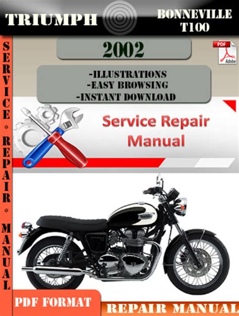 Triumph bonneville t100 2002 digital repair manual. - Om 401 la manuali del motore.