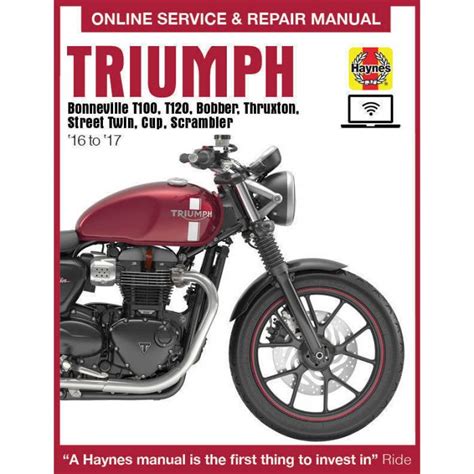 Triumph bonneville thruxton scrambler workshop manual 2006 onwards. - Customized lab manual for general biology 2.
