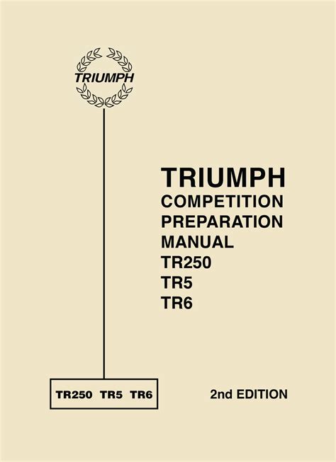Triumph competition preparation manual tr250 tr5 tr6. - 1996 yamaha 15mshu outboard service repair maintenance manual factory.
