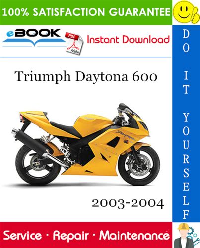 Triumph daytona 600 motorrad service reparaturanleitung 2003 2004. - 95 tigershark 640 monte carlo jet ski manual.